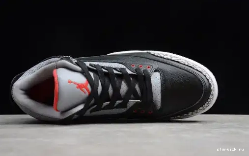 Cement AIR 3 Black 854262-001 Jordan (2018) 854262-001 Retro 0527